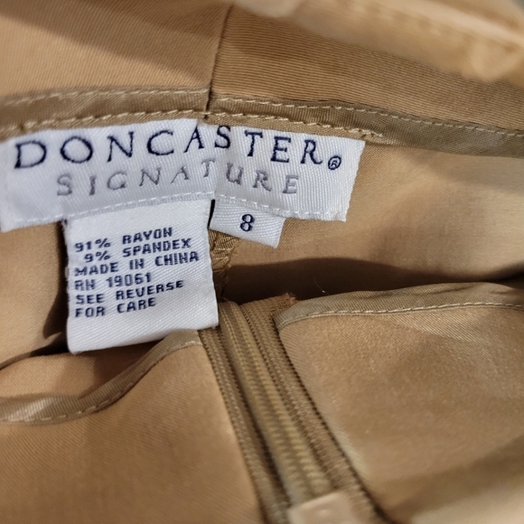 Doncaster Camel Colored Brown Bootcut Pants - Picture 3 of 3
